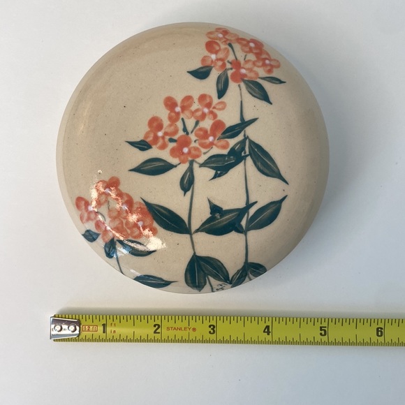 Kovack pottery bowl and trinket dish with lid Seagrove NC 3 piece signed - Picture 12 of 12